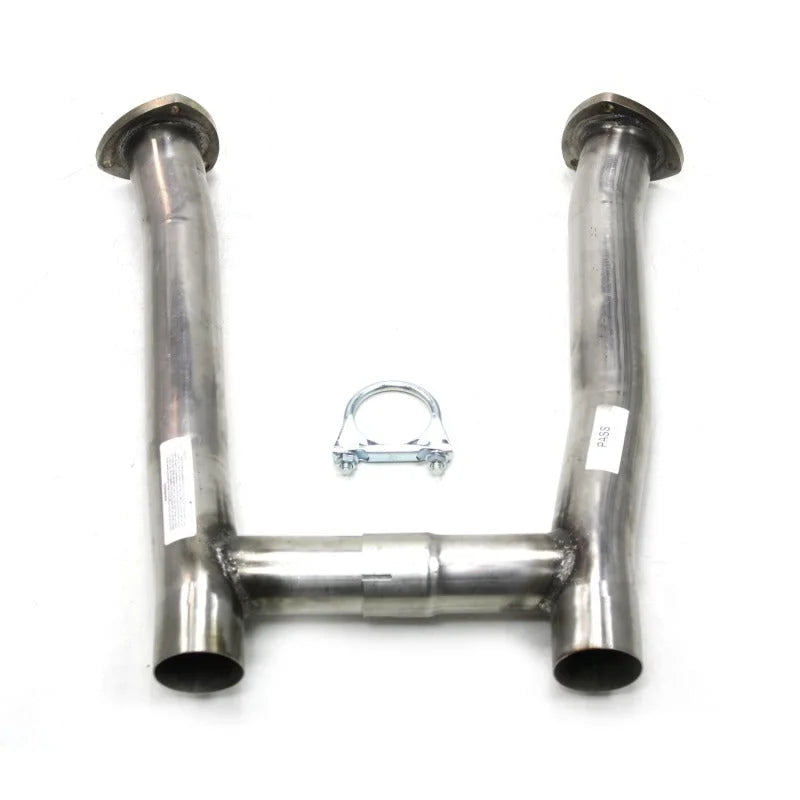 JBA 65-73 Ford Mustang 260-302 T5/T56 304SS Mid Pipes - Side View