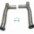 Load image into Gallery viewer, JBA 65-73 Ford Mustang 260-302 T5/T56 409SS Mid Pipes - Side View