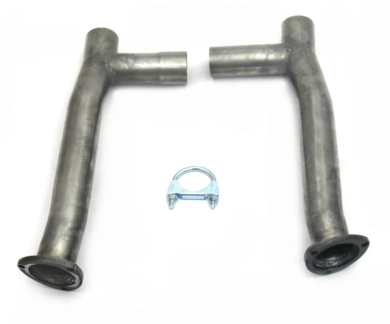 JBA 65-73 Ford Mustang 260-302 T5/T56 409SS Mid Pipes - Side View