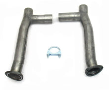 Load image into Gallery viewer, JBA 65-73 Ford Mustang 260-302 T5/T56 409SS Mid Pipes - Side View