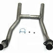 Load image into Gallery viewer, JBA 65-73 Ford Mustang 260-302 w/AOD Trans 409SS H-Pipe - Side View