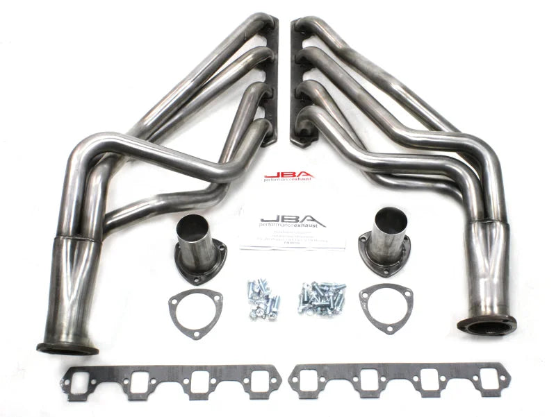 JBA 65-73 Ford Mustang 260-302/71-73 Ford 260-351W SBF 1-5/8in Primary Raw 409SS Long Tube Header - Main Product View
