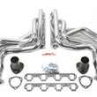 Load image into Gallery viewer, JBA 65-73 Ford Mustang 260-351W (w/Mustang II Suspension) 1-3/4in Primary Sliver Long Tube Header - Main Product View