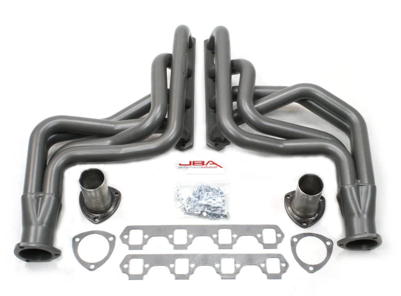 JBA 65-73 Ford Mustang 260-351W (w/Mustang II Suspension) 1-3/4in Primary Ti Ctd Long Tube Header - Main Product View