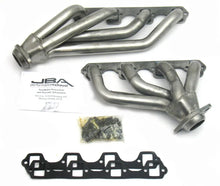 Load image into Gallery viewer, JBA 65-73 Ford Mustang 351W SBF 1-5/8in Primary Raw 409SS Mid Length Header - Side View