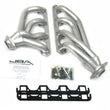 Load image into Gallery viewer, JBA 65-73 Ford Mustang 351W SBF 1-5/8in Primary Silver Ctd Mid Length Header - Side View