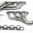 Load image into Gallery viewer, JBA 65-73 Ford Mustang 351W SBF w/T-5/Cable Clutch 1-5/8in Primary Raw 409SS Mid Length Header - Main Product View