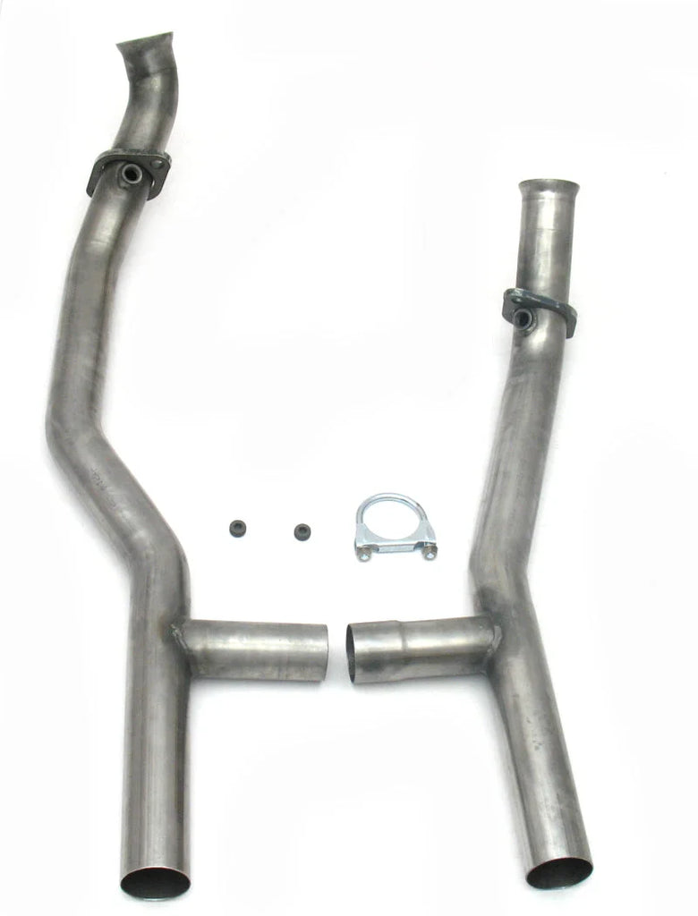 JBA 65-73 Ford Mustang 351W w/AOD Trans 409SS H-Pipe - Main Product View