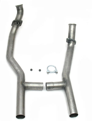 JBA 65-73 Ford Mustang 351W w/AOD Trans 409SS H-Pipe - Main Product View