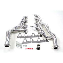 Load image into Gallery viewer, JBA 67-70 Ford Mustang 390-428 FE 1-3/4in-2-1/2in Primary Silver Ctd Tri Y Header - Main Product View