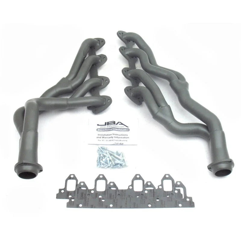 JBA 67-70 Ford Mustang 390-428 FE 1-3/4in-2-1/2in Primary Ti Ctd Tri Y Header - Main Product View