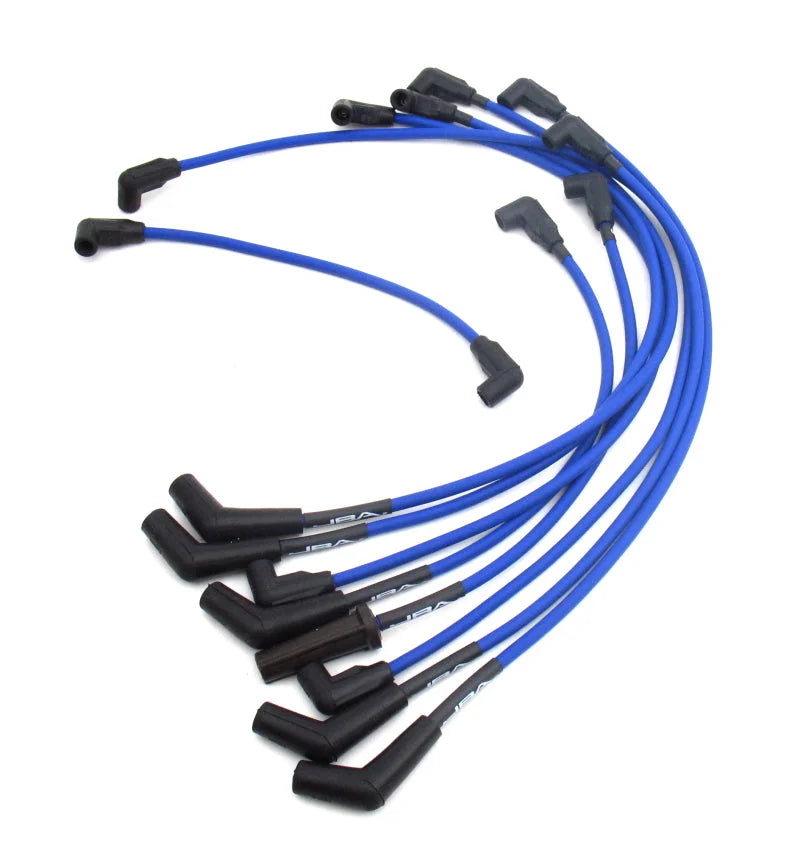 JBA 83-92 Ford Ranger/Bronco II 2.8L/2.9L Ignition Wires - Blue - Side View