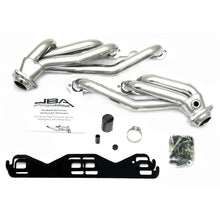Load image into Gallery viewer, JBA 86-95 GM Truck 5.0L/5.7L SBC w/o A.I.R. 1-1/2in Primary Silver Ctd Cat4Ward Header - Main Product View