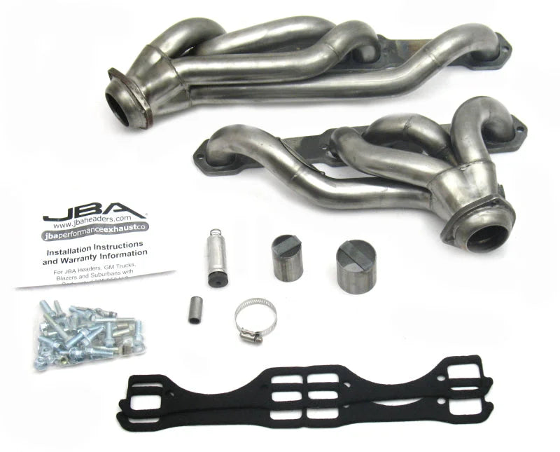JBA 87-91 Chevrolet Blazer 5.0L/5.7L w/o A.I.R. 1-5/8in Primary Raw 409SS Cat4Ward Header - Main Product View