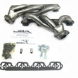Load image into Gallery viewer, JBA 87-95 Ford F-150 5.0L SBF 1-1/2in Primary Raw 409SS Cat4Ward Header - Side View