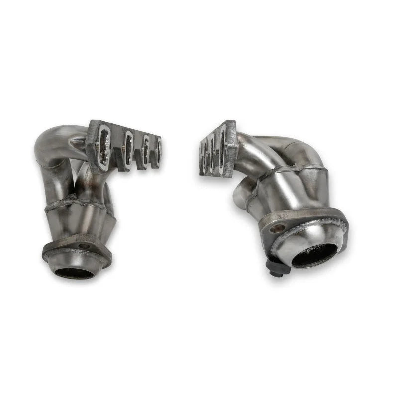 JBA 87-95 Ford F-150 5.0L SBF 1-1/2in Primary Raw 409SS Cat4Ward Header - Back View