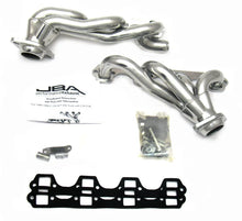 Load image into Gallery viewer, JBA 87-96 Ford F-150 5.8L SBF 1-5/8in Primary Silver Ctd Cat4Ward Header - Main Product View