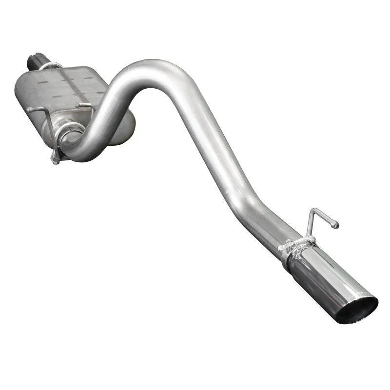 JBA 87-96 Jeep Wrangler YJ 2.5L/4.0L/4.2L 304SS Single Rear Exit Cat-Back Exhaust - Side View