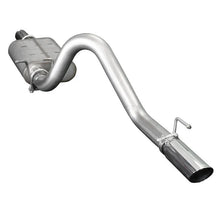 Load image into Gallery viewer, JBA 87-96 Jeep Wrangler YJ 2.5L/4.0L/4.2L 304SS Single Rear Exit Cat-Back Exhaust - Side View
