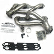 Load image into Gallery viewer, JBA 88-95&amp; 02-03 GM S-Truck 4.3L V6 2WD 1-1/2in Primary Raw 409SS Cat4Ward Header - Side View