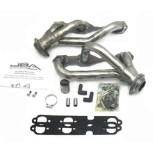 Load image into Gallery viewer, JBA 88-95 &amp; 02-03 GM S-Truck 4.3L V6 4WD 1-1/2in Primary Raw 409SS Cat4Ward Header - Side View
