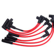 Load image into Gallery viewer, JBA 91-00 Jeep 4.0L Ignition Wires - Red - Side View