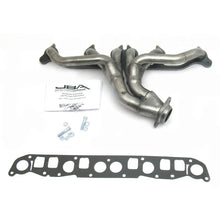Load image into Gallery viewer, JBA 91-99 Jeep 4.0L 1-1/2in Primary Raw 409SS Cat4Ward Header - Main Product View