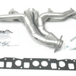 Load image into Gallery viewer, JBA 91-99 Jeep 4.0L 1-1/2in Primary Silver Ctd Cat4Ward Header - Main Product View