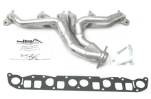 Load image into Gallery viewer, JBA 91-99 Jeep 4.0L 1-1/2in Primary Silver Ctd Cat4Ward Header - Main Product View