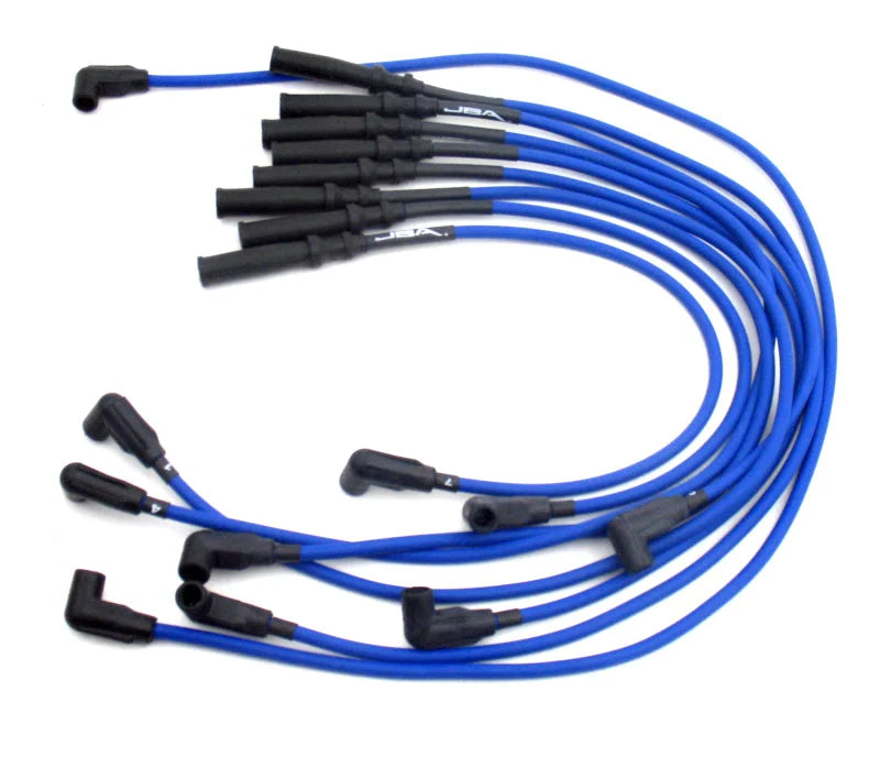 JBA 92-03 Dodge Truck 5.2L/5.9L Ignition Wires - Blue - Side View