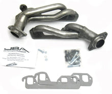 Load image into Gallery viewer, JBA 92-95 Dodge Truck 3.9L V6 1-1/2in Primary Raw 409SS Cat4Ward Header - Side View