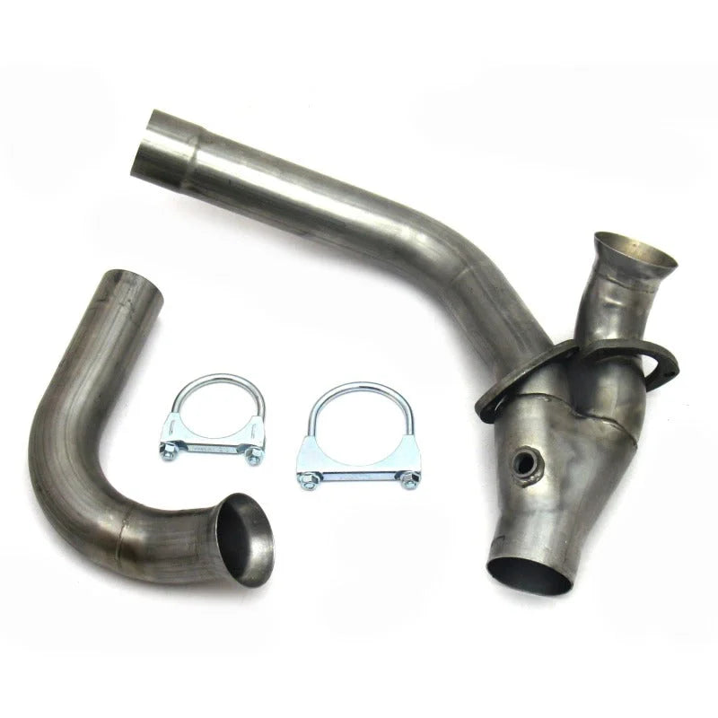 JBA 92-95 GM C/K Pickup 7.4L 409SS Emissions Legal Y-Pipe - Side View
