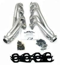 Load image into Gallery viewer, JBA 92-95 GM Truck 7.4L Vortec 1-3/4in Primary Silver Ctd Cat4Ward Header - Side View