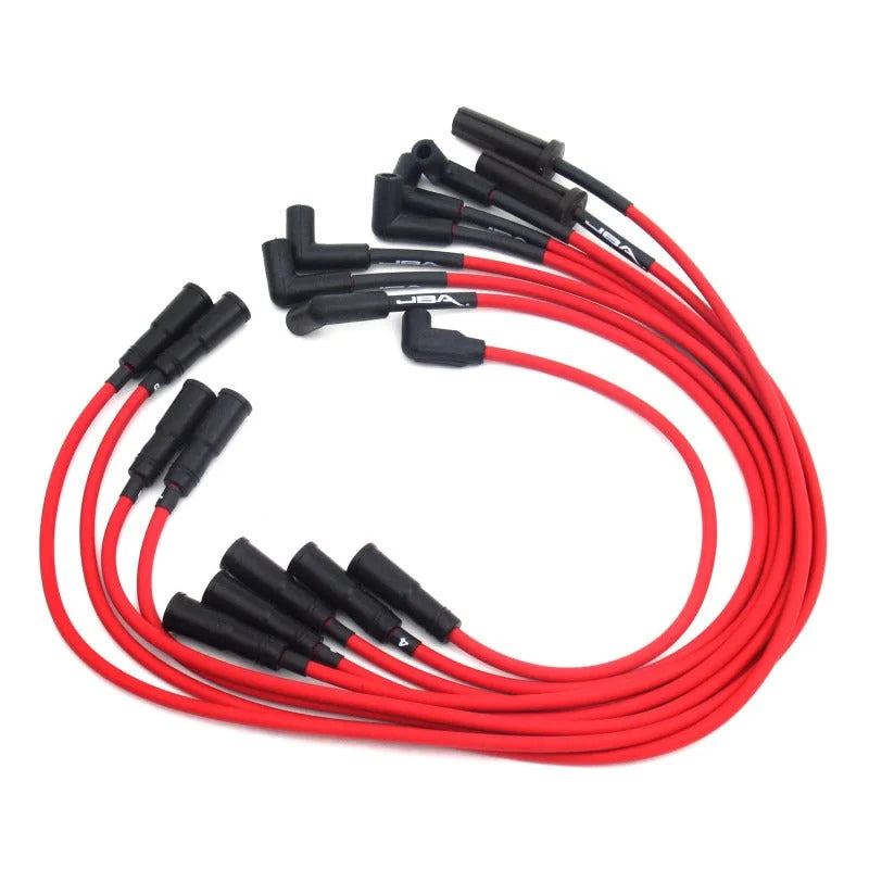 JBA 92-96 Chevrolet Corvette 5.7L LT1 Ignition Wires - Red - Side View