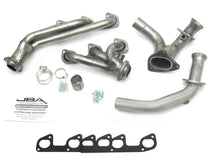 Load image into Gallery viewer, JBA 95-97 Ford Ranger 4.0L OHV 1-1/2in Primary Raw 409SS Cat4Ward Header - Main Product View