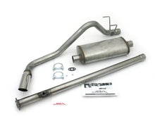 Load image into Gallery viewer, JBA 95-99 Toyota Tacoma (Xtra Cab) 2.4L/2.7L 409SS Pass Side Single Exit Cat-Back Exhaust - Main Product View
