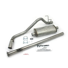 Load image into Gallery viewer, JBA 95-99 Toyota Tacoma (Xtra Cab) 2.4L/2.7L 409SS Pass Side Single Exit Cat-Back Exhaust - Side View