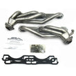 Load image into Gallery viewer, JBA 96-00 GM Truck 5.0L/5.7L SBC w/o A.I.R. 1-1/2in Primary Raw 409SS Cat4Ward Header - Back View