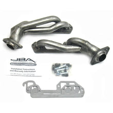 Load image into Gallery viewer, JBA 96-03 Dodge Truck 3.9L V6 1-1/2in Primary Raw 409SS Cat4Ward Header - Side View