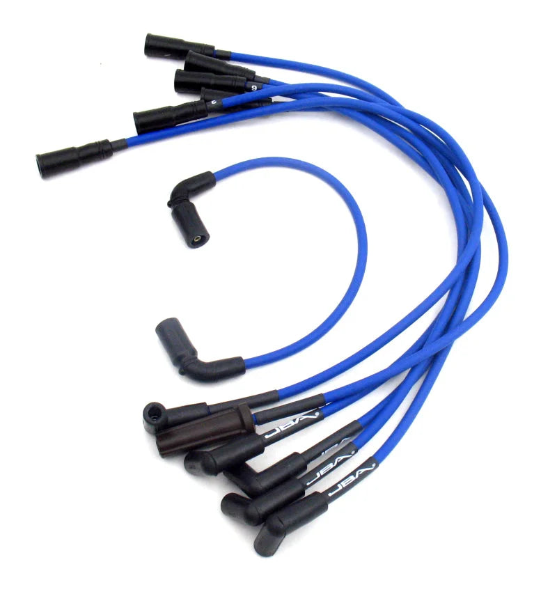 JBA 96-03 GM 4.3L Truck Ignition Wires - Blue - Side View