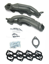 Load image into Gallery viewer, JBA 96-97 Ford Mustang 4.6L 4V 1-5/8in Primary Ti Ctd Cat4Ward Header - Side View