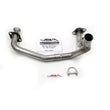 Load image into Gallery viewer, JBA 96-99 Dodge Dakota/Durango 5.2L/5.9L A/T 409SS Emissions Legal Mid Pipes - Side View