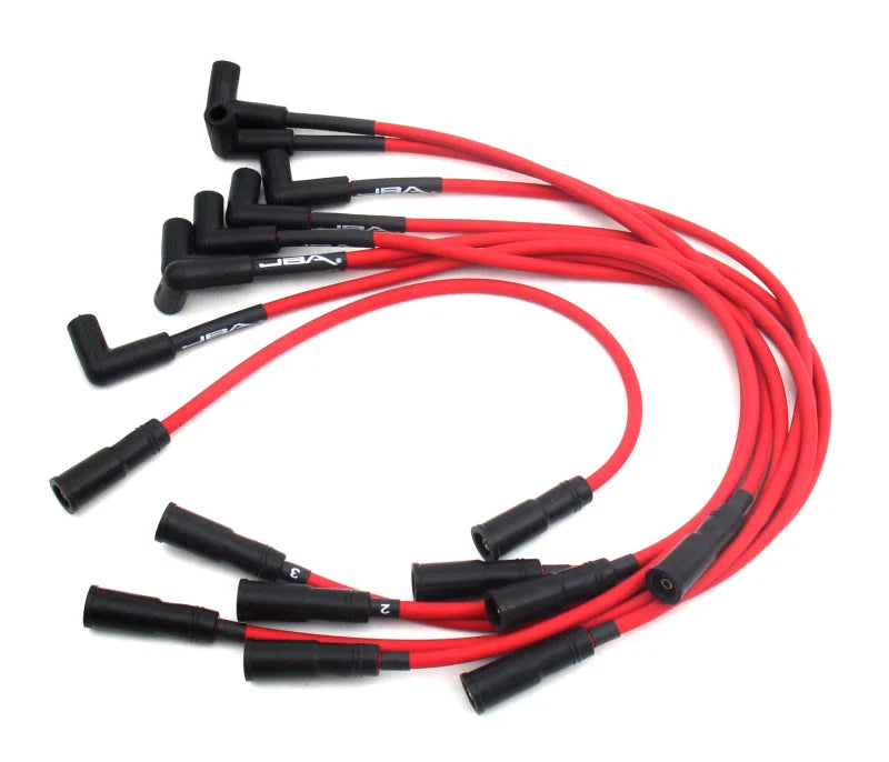 JBA 96-99 GM 5.0L/5.7L Truck Ignition Wires - Red - Main Product View