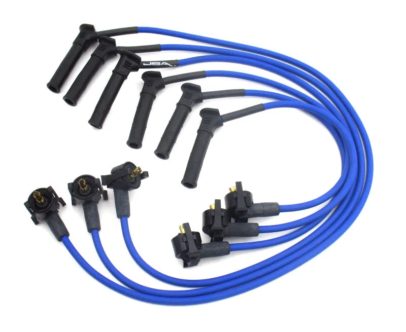 JBA 97-01 Ford Explorer 4.0L SOHC Ignition Wires - Blue - Side View