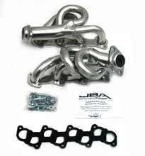 Load image into Gallery viewer, JBA 97-03 Ford F-150 4.6L 2V 1-1/2in Primary Silver Ctd Cat4Ward Header - Main Product View