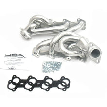 Load image into Gallery viewer, JBA 97-03 Ford F-150 5.4L 2V 1-1/2in Primary Silver Ctd Cat4Ward Header - Side View