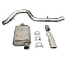 Load image into Gallery viewer, JBA 97-99 Jeep Wrangler TJ 2.5L/4.0L 304SS Single Rear Exit Cat-Back Exhaust - Main Product View