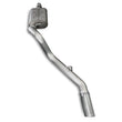 Load image into Gallery viewer, JBA 97-99 Jeep Wrangler TJ 2.5L/4.0L 304SS Single Rear Exit Cat-Back Exhaust - Side View