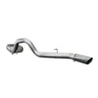 Load image into Gallery viewer, JBA 97-99 Jeep Wrangler TJ 2.5L/4.0L 304SS Single Rear Exit Cat-Back Exhaust - Back View