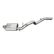 Load image into Gallery viewer, JBA 97-99 Jeep Wrangler TJ 2.5L/4.0L 304SS Single Rear Exit Cat-Back Exhaust - Installation View